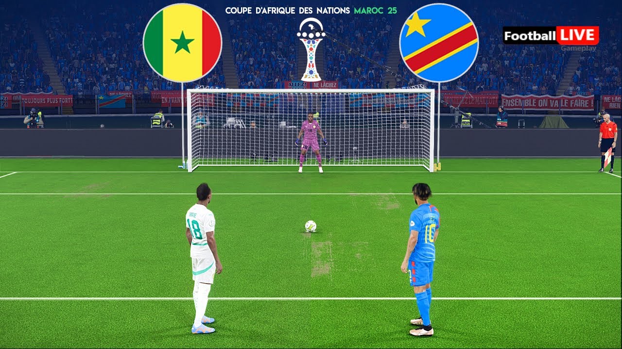 Sénégal 🆚 RD Congo - Penalty Shootout | Coupe d'Afrique des Nations 2025 | eFootball PES