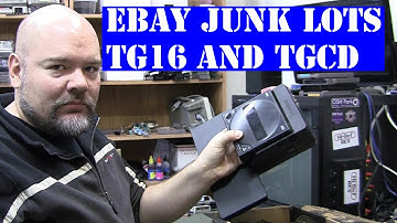 Ebay junk lot TG16 TGCD gear repair Turbo Grafx 16 Duo