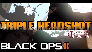 Black ops 2 | Triple kill Headshot 1 bullet sniper + OCE Bonus