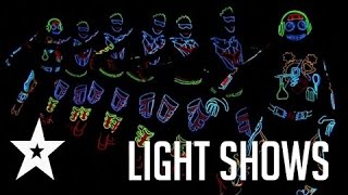 Best Light Shows Ever On America's Got Talent & Britain's Got Talent #HD