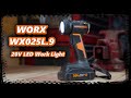 Review Worx WX025L 9 work light