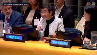 Nobel laureate Maria Ressa highlights global consensus on AI risks and opportunities