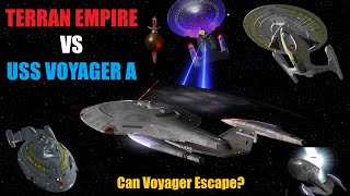 USS Voyager A VS Terran Empire ISS Enterprise D, E & Voyager! - Star Trek Starship Battles screenshot 3