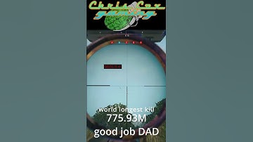 MW2 world Longest sniper kill 775.93M #short