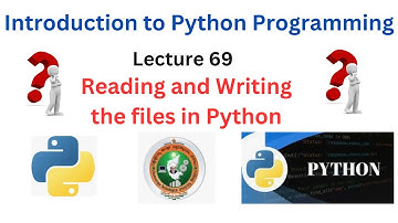 Reading and Writing Files in Python Programming | File Handling in Python | VTU 2022 Scheme | GATE