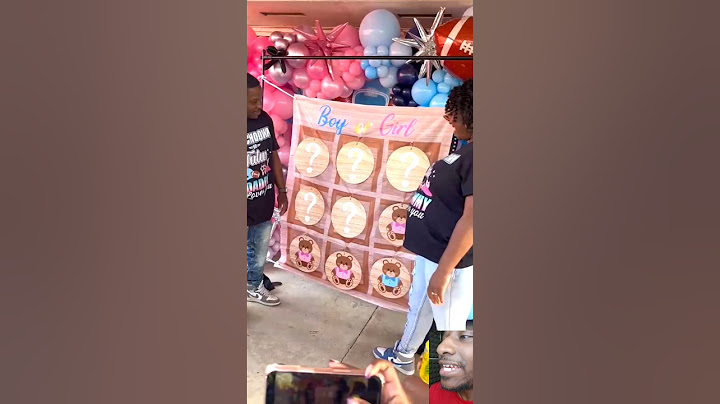💕💙 Revelación de género de tres en raya #babyshower #babyshower #genderreveal