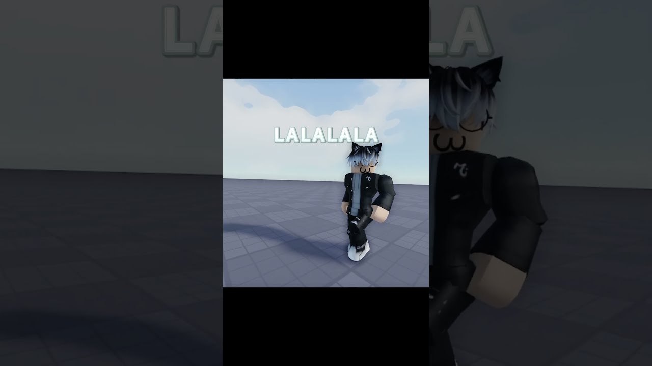 LALALALA With My Friends Shorts Roblox Fpy