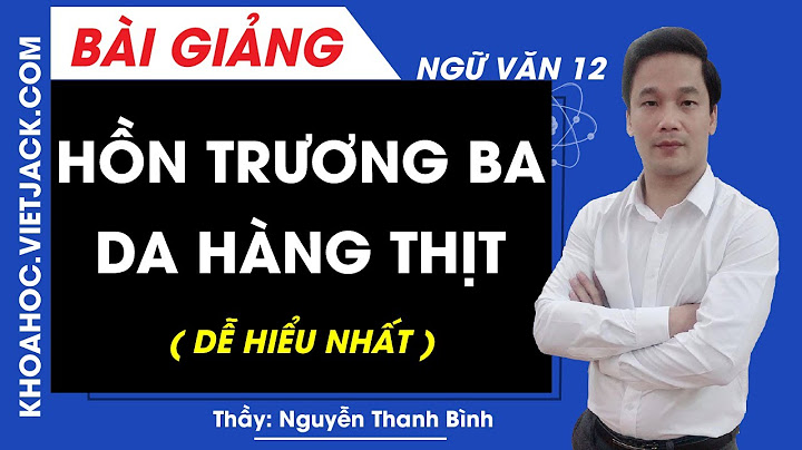 Văn bản hồn trương ba da hàng thịt lớp 12 năm 2024