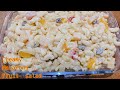 Creamy Macaroni Fruit  Salad | Macaroni Salad Recipe