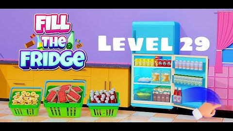 Fill Up Fridge - All Levels Walkthrough Gameplay Level 29 (IOS)