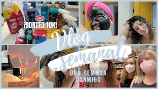 UNA SEMANA CONMIGO |? ¡SORTEO 10K ?+ ENSALADA GRIEGA + ¿COMO ME ONDULO EL PELO + COMIDA CON AMIGAS