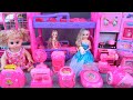 18 Minutes Satisfying with Unboxing Barbie Princess House &amp; Bedroom Collection Toys Review | ASMR