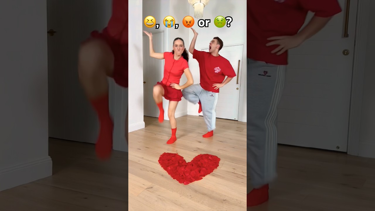 Fast 🆚 Slow Dance 🫢 Which emotion do you pick? #dance #funny #couple