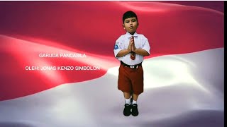 Lagu Garuda Pancasila oleh Jonas Kenzo Simbolon kelas 1B SD pusaka bangsa Karawang