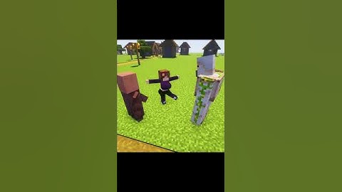 Funny Reaction When A Villager Uses Jenny Mod 😂 Minecraft 🤮 #minecraft #shorts #gaming