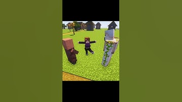 Funny Reaction When A Villager Uses Jenny Mod 😂 Minecraft 🤮 #minecraft #shorts #gaming