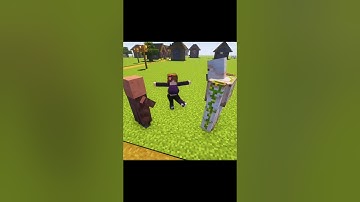 Funny Reaction When A Villager Uses Jenny Mod 😂 Minecraft 🤮 #minecraft #shorts #gaming