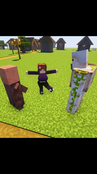 Funny Reaction When A Villager Uses Jenny Mod 😂 Minecraft 🤮 #minecraft #shorts #gaming