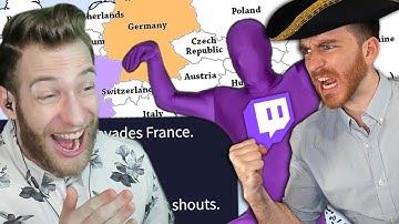 THEY LOST THE POPE!! Reacting to "Twitch Chat and I invaded Europe with Artificial Intelligence"
