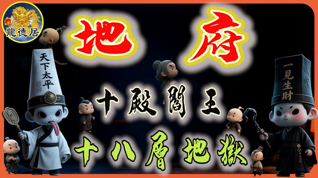 靈魂的旅程|三魂七魄、十殿閻王與十八層地獄解析|地府概覽|龍德居 縮圖