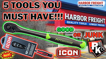 5 HARBOR FREIGHT TOOLS YOU MUST HAVE!!!#harborfreight #tools #top5 #toolreviews #icon #snapon