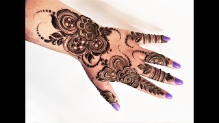Khaleeji Heena Mehndi Design 2018