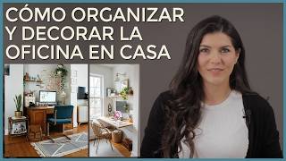 🏡 Cómo DECORAR tu OFICINA en CASA ✨ Tips para un Home Office Cómodo y Moderno