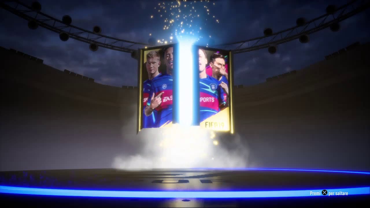 FIFA19 UCL upgrade open pack ps4