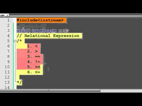 ภาษาซีพลัสพลัส CPP 055 RelationalOperator