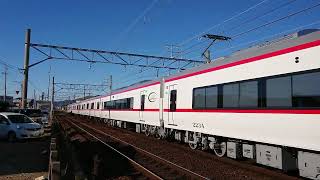 [運用開始]名鉄2234F 快特豊橋行き 伊奈駅通過
