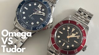 The Brand New Tudor Black Bay 41 M7941A1A0RU-0003 VS Omega Seamaster DIVER 300M 210.30.42.20.03.001