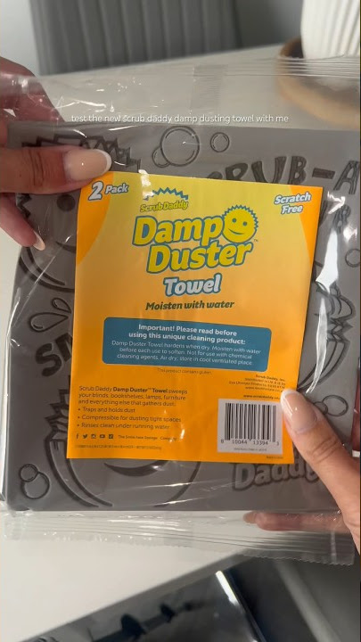 No More Dust: Cleaning Home Surfaces with Damp Duster 🏠💨 