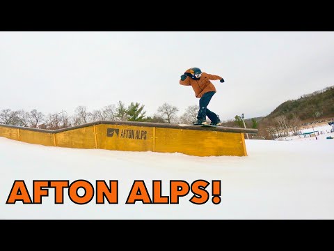 Ripping The GNARLIEST PARK at AFTON ALPS in MINNESOTA!! (2022)