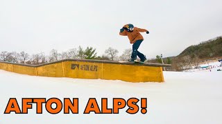 Ripping The GNARLIEST PARK at AFTON ALPS in MINNESOTA!! (2022)