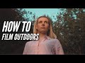 How to film outside in the daylight sun | Tips for filming outdoors in sunlight |  Correct exposure