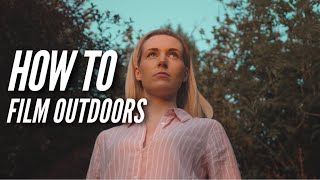 How to film outside in the daylight sun | Tips for filming outdoors in sunlight |  Correct exposure