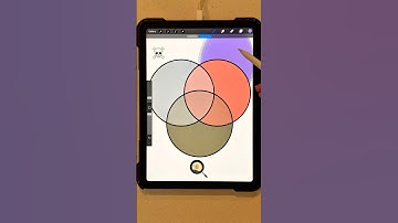 Creating new colors by mixing emojis in Procreate. #art #shorts #colormixing #palette #ipadart