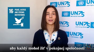 Video prehliadka o Global Goals - Cieľ 16