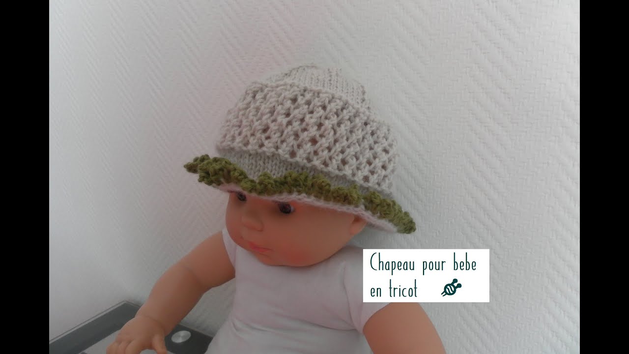 Chapeau Bébé Tricoté Main - Neuf Sans étiquette, Fait Main, Doux Et Chaud, Taille Unique Ou Ajustable