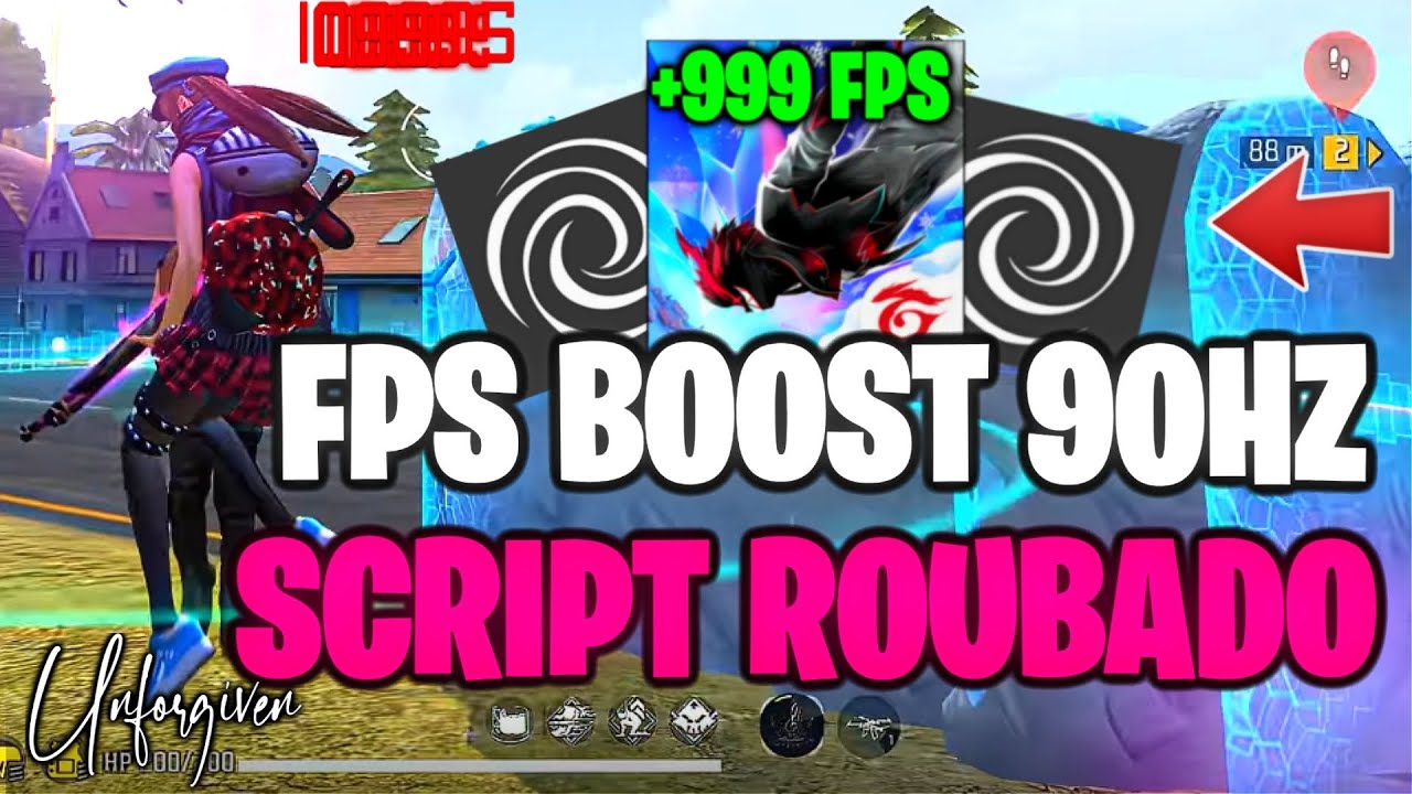 FREE FIRE FPS BOOST 90HZ!!! CÓDIGO BREVENT AUMENTAR PERFORMANCE E FPS ...