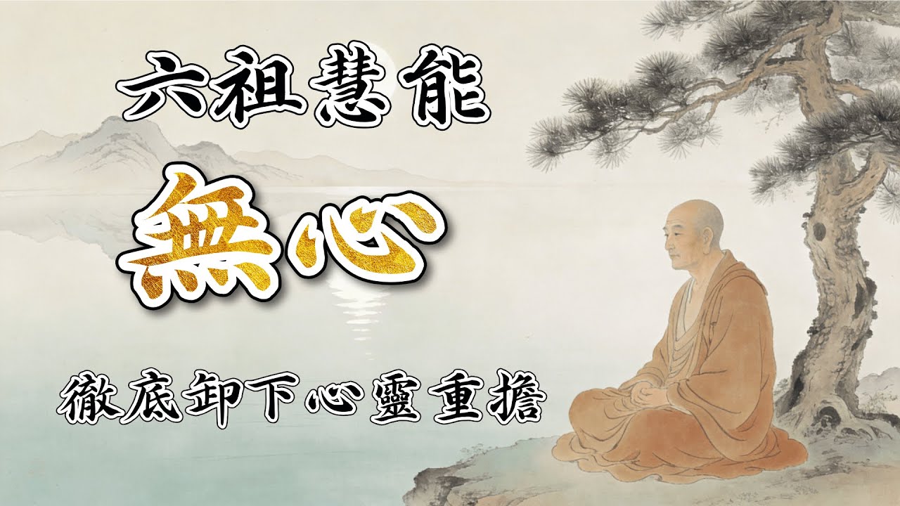 為何活得這麼累？六祖《壇經》「無心」法門，徹底卸下心靈重擔！