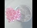 ビーズのハート。 Beaded 3D Heart