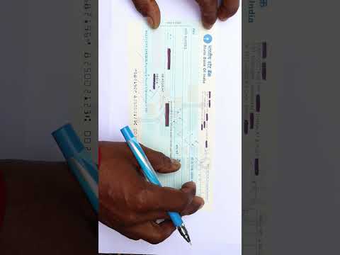 Видео: Cancelled Cheque कैसे बनाये? सबसे आसान तरीका #shorts #cheques