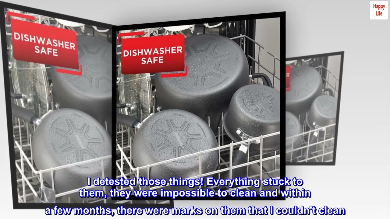 T-fal Ultimate Hard Anodized Titanium Nonstick 2 Piece Fry Pan Cookware Set, 8 and 10.25-Inch