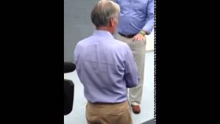 Tom Foley takes ALS ice bucket challenge