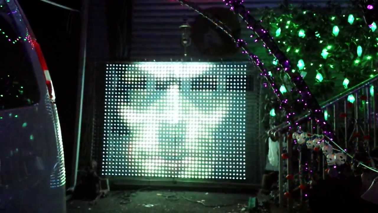 Denville Holiday Lights Pixel matrix YouTube