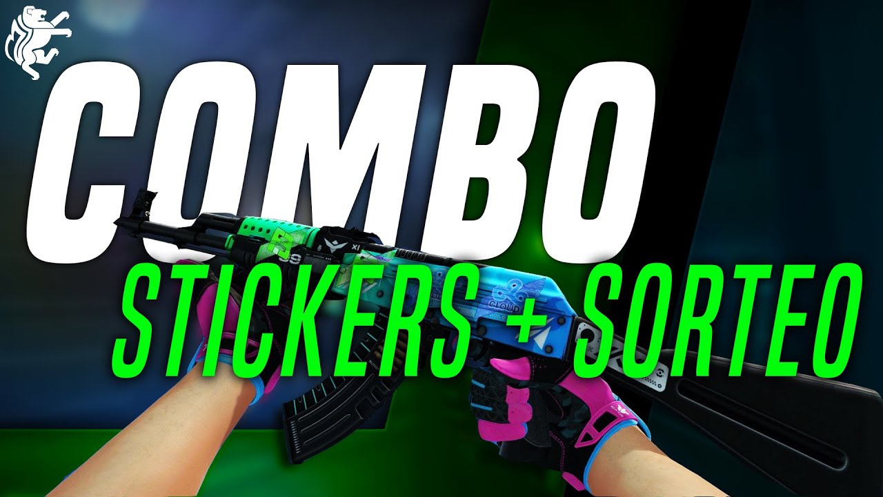 CS:GO Stickers and Skins Combos + Sorteo - YouTube