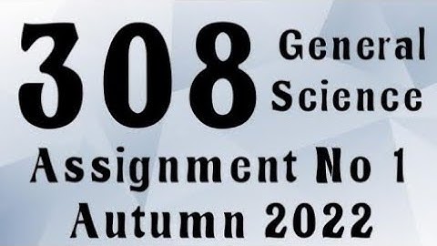 AIOU Code 308 Solved Assignment No.1 Autumn 2022 #aiou #aiousolveassignments