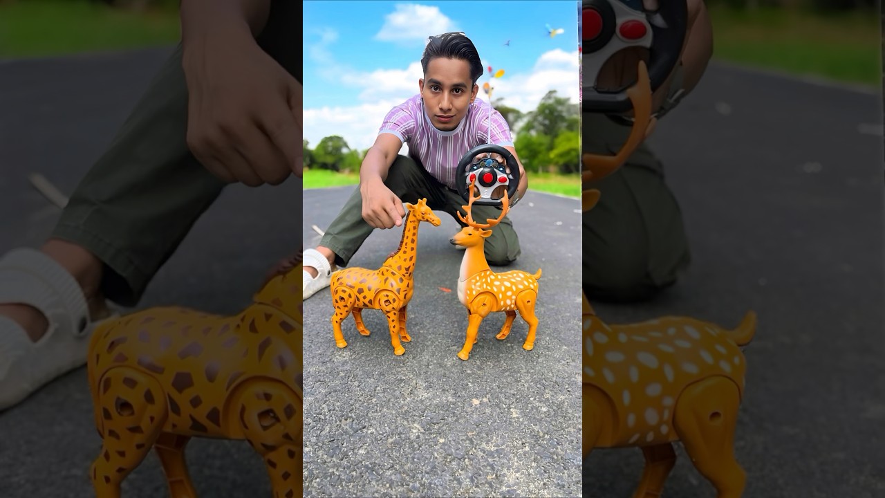 Remote Control Deer And Giraffe Ki Unboxing😍