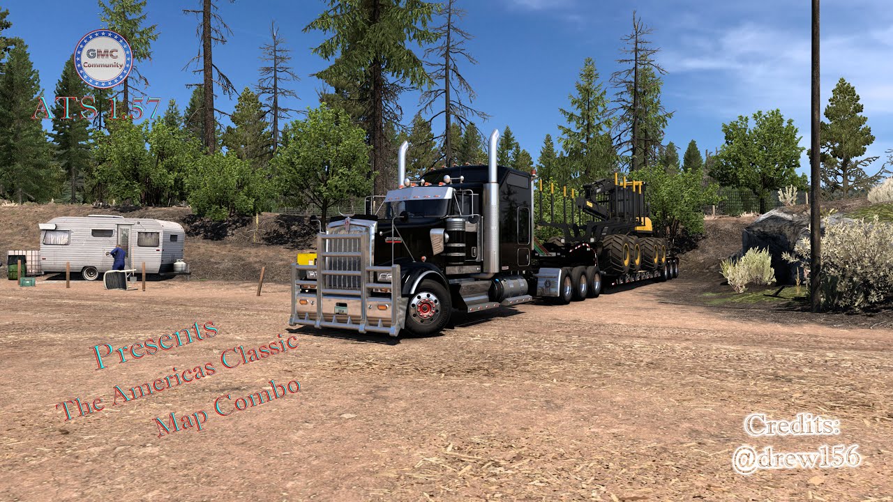 ATS 1.57 - GMC Community - The Americas Classic Map Combo 25.01.2026